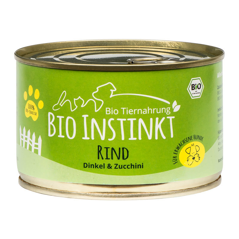 Bio Hundefutter Nassfutter für Hunde BIO INSTINKT